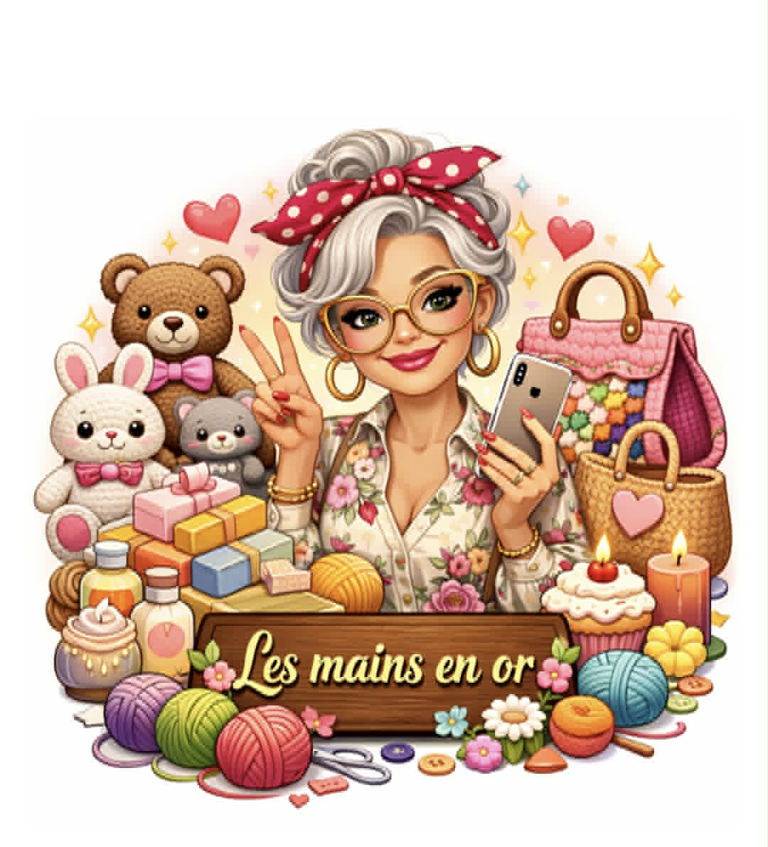 Les mains en or